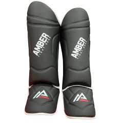 Amber Fight Gear Centurion Muay Thai Shin and Instep Guards Sold as Pairs