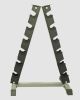 A-Frame Dumbbell Rack Stand Heavy Duty 6-Tier Weight Rack
